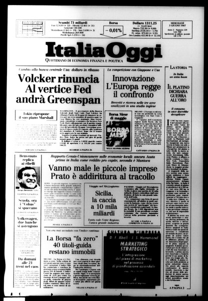 Italia oggi : quotidiano di economia finanza e politica